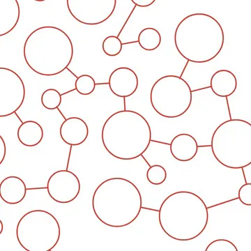 A square maze built from round bubble cells