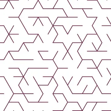 A square maze built from rhombille diamond cells
