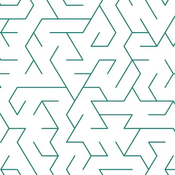 A square maze built from triangle cells