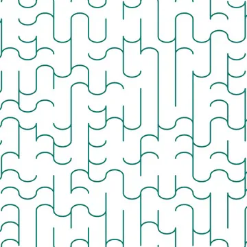 A square maze with ric-rac walls