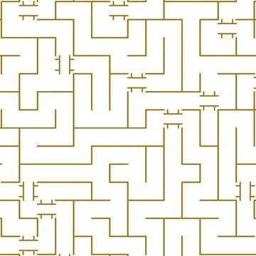 A weave maze whose corridors pass over and under each other