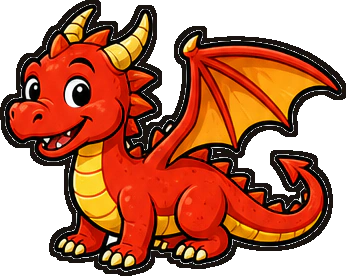 A friendly dragon start marker