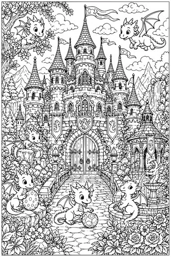 Coloring scenes scene sample
