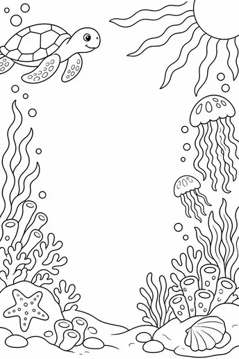 Coloring scene sample