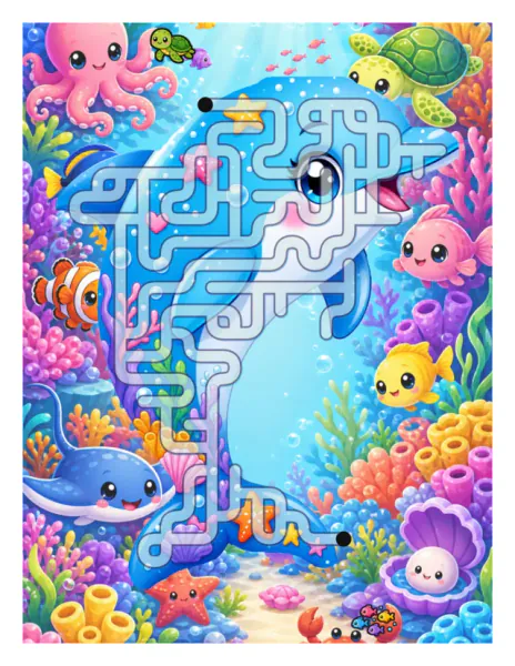 Dolphin Reef maze