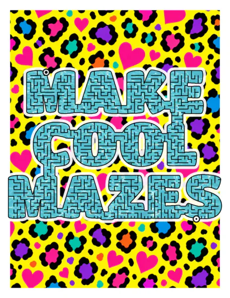 Make Cool Mazes word maze