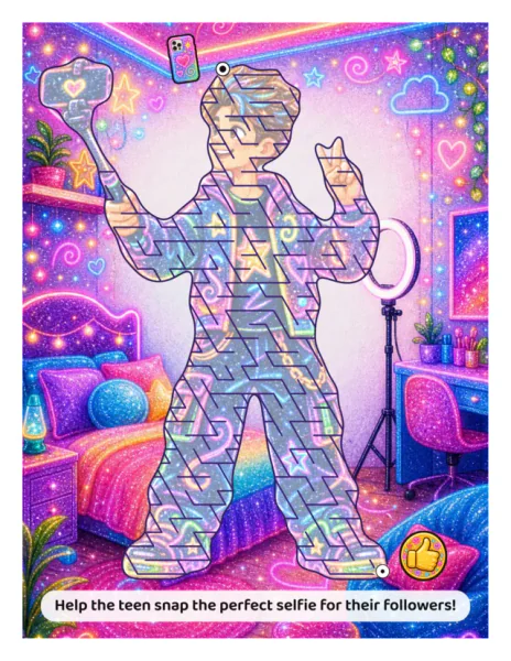 Selfie Teen maze
