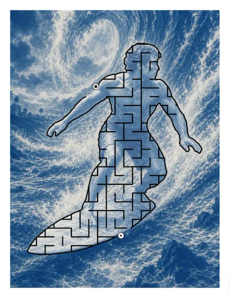 Surfer maze