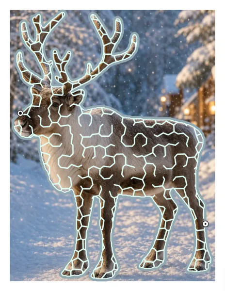 Reindeer maze